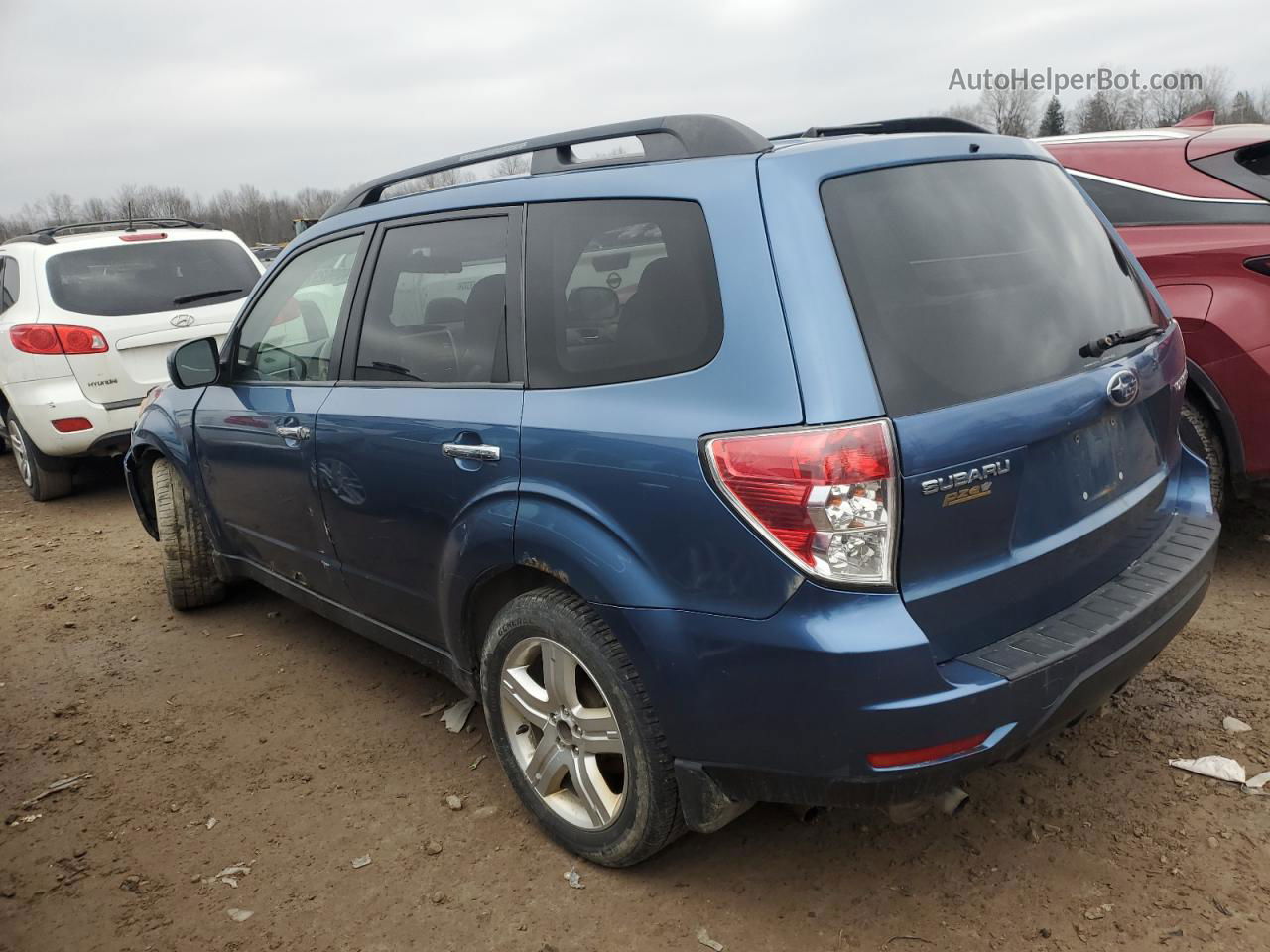 2009 Subaru Forester 2.5x Premium Синий vin: JF2SH636X9G737376