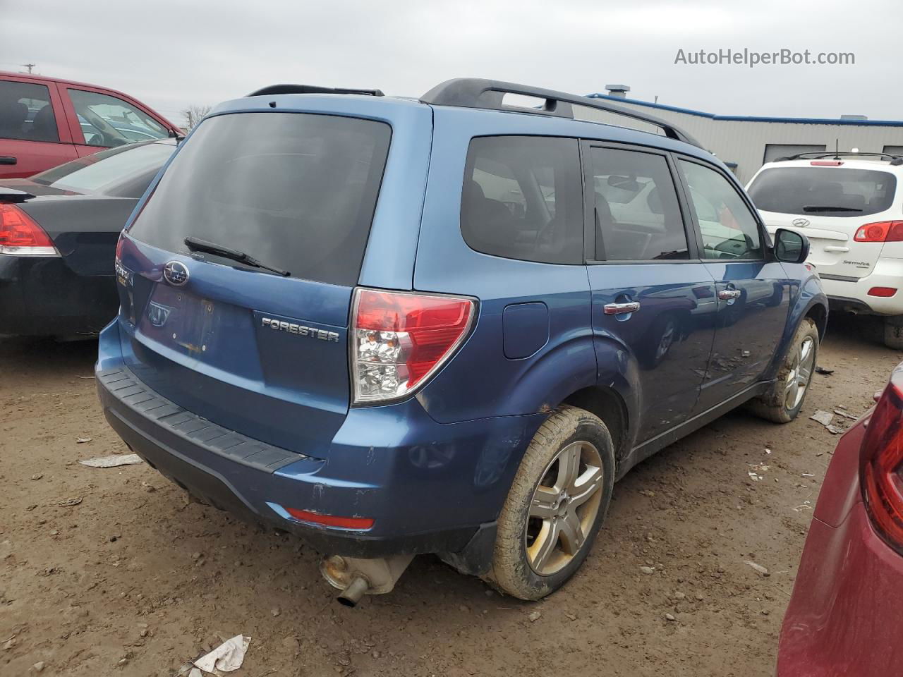 2009 Subaru Forester 2.5x Premium Blue vin: JF2SH636X9G737376