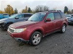 2009 Subaru Forester 2.5x Premium Red vin: JF2SH636X9G795455