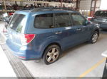 2009 Subaru Forester X W/premium Pkg Blue vin: JF2SH636X9H701648
