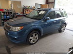 2009 Subaru Forester X W/premium Pkg Blue vin: JF2SH636X9H701648