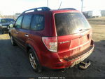 2009 Subaru Forester 2.5x Red vin: JF2SH636X9H726310