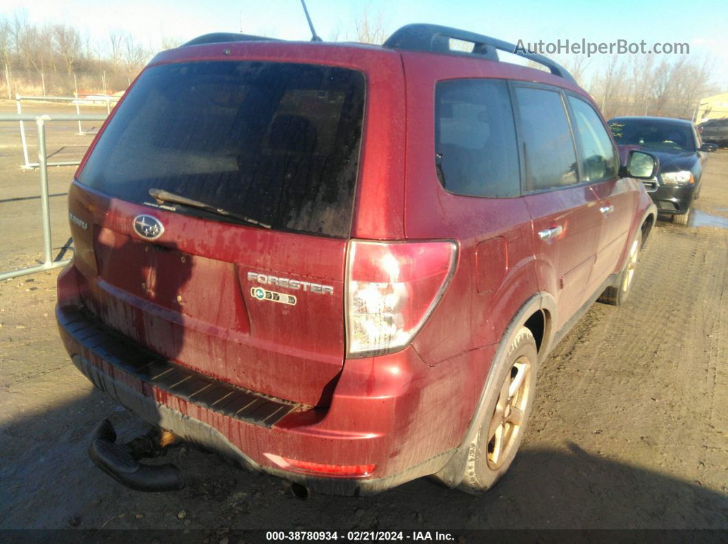 2009 Subaru Forester 2.5x Red vin: JF2SH636X9H726310