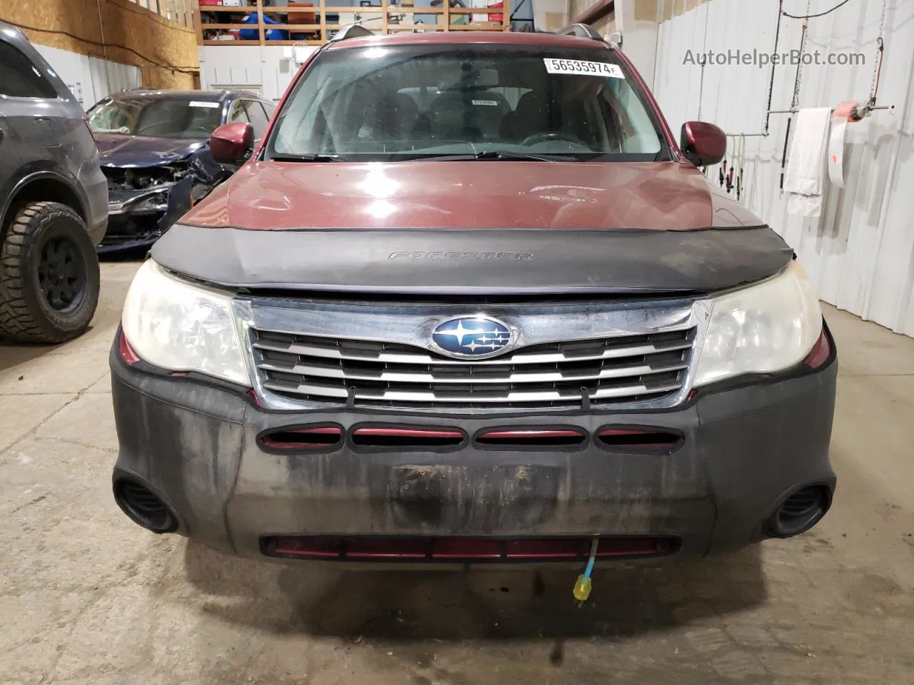 2009 Subaru Forester 2.5x Premium Red vin: JF2SH636X9H752521