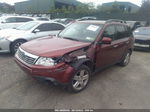 2009 Subaru Forester X W/prem/all-weather Red vin: JF2SH636X9H775023