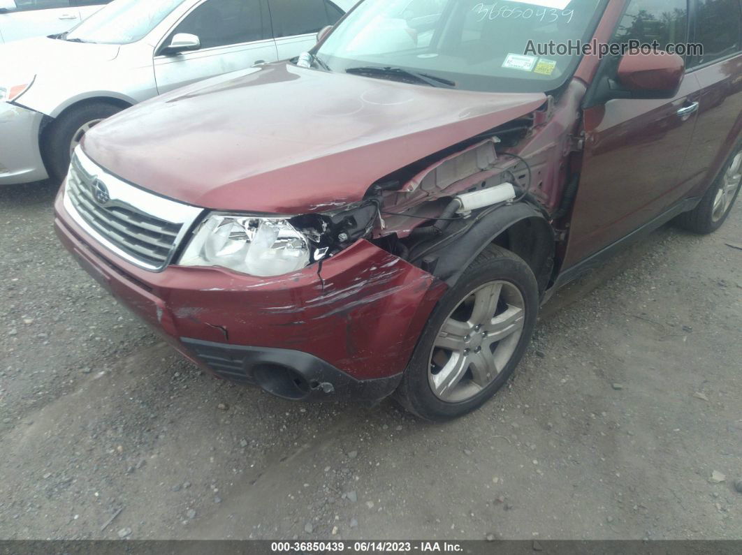 2009 Subaru Forester X W/prem/all-weather Red vin: JF2SH636X9H775023