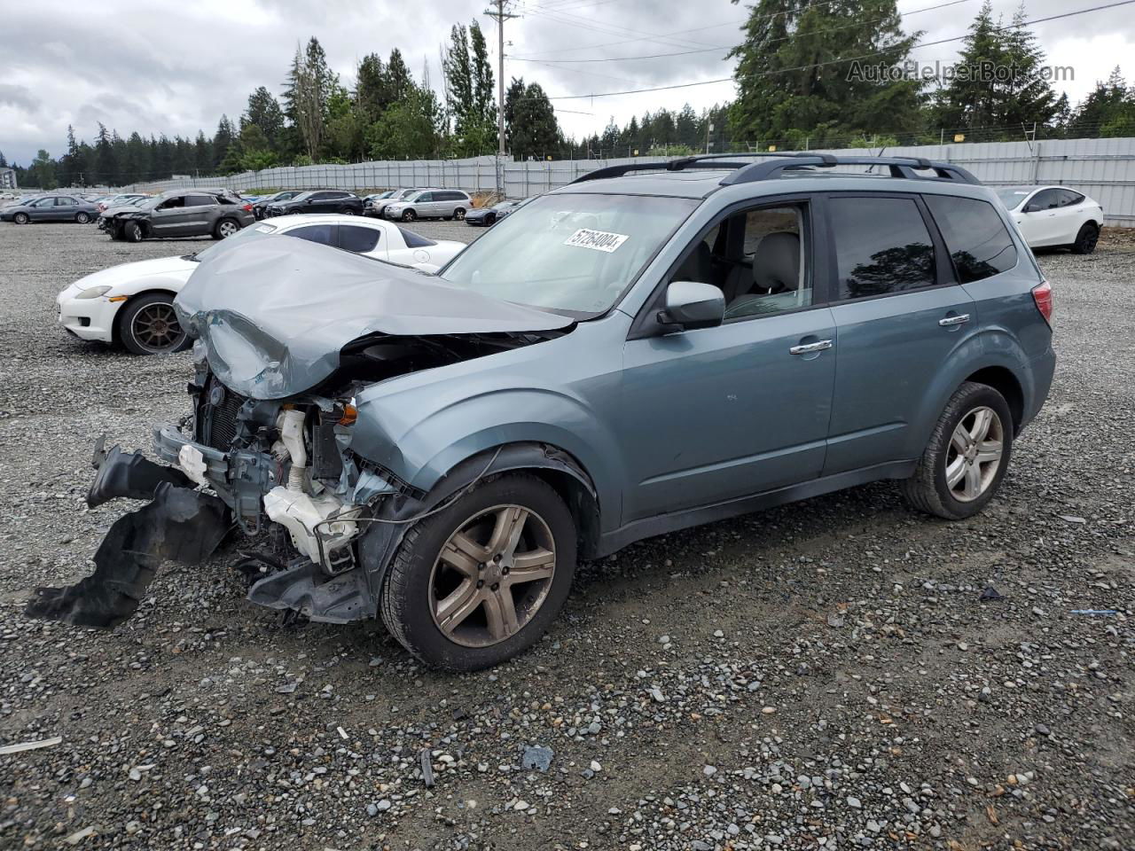 2009 Subaru Forester 2.5x Premium Teal vin: JF2SH636X9H796437