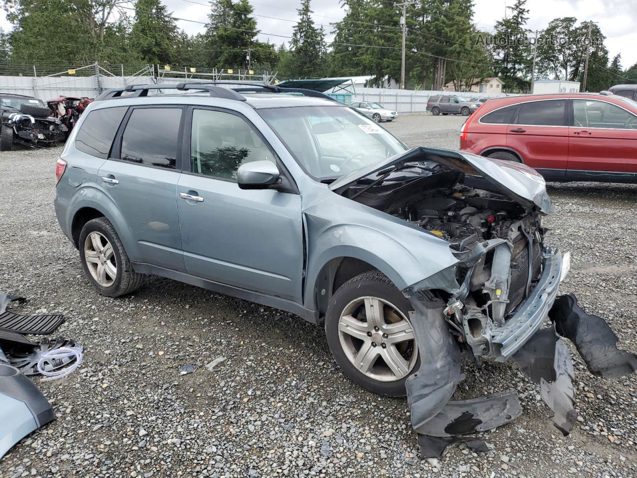 2009 Subaru Forester 2.5x Premium Teal vin: JF2SH636X9H796437