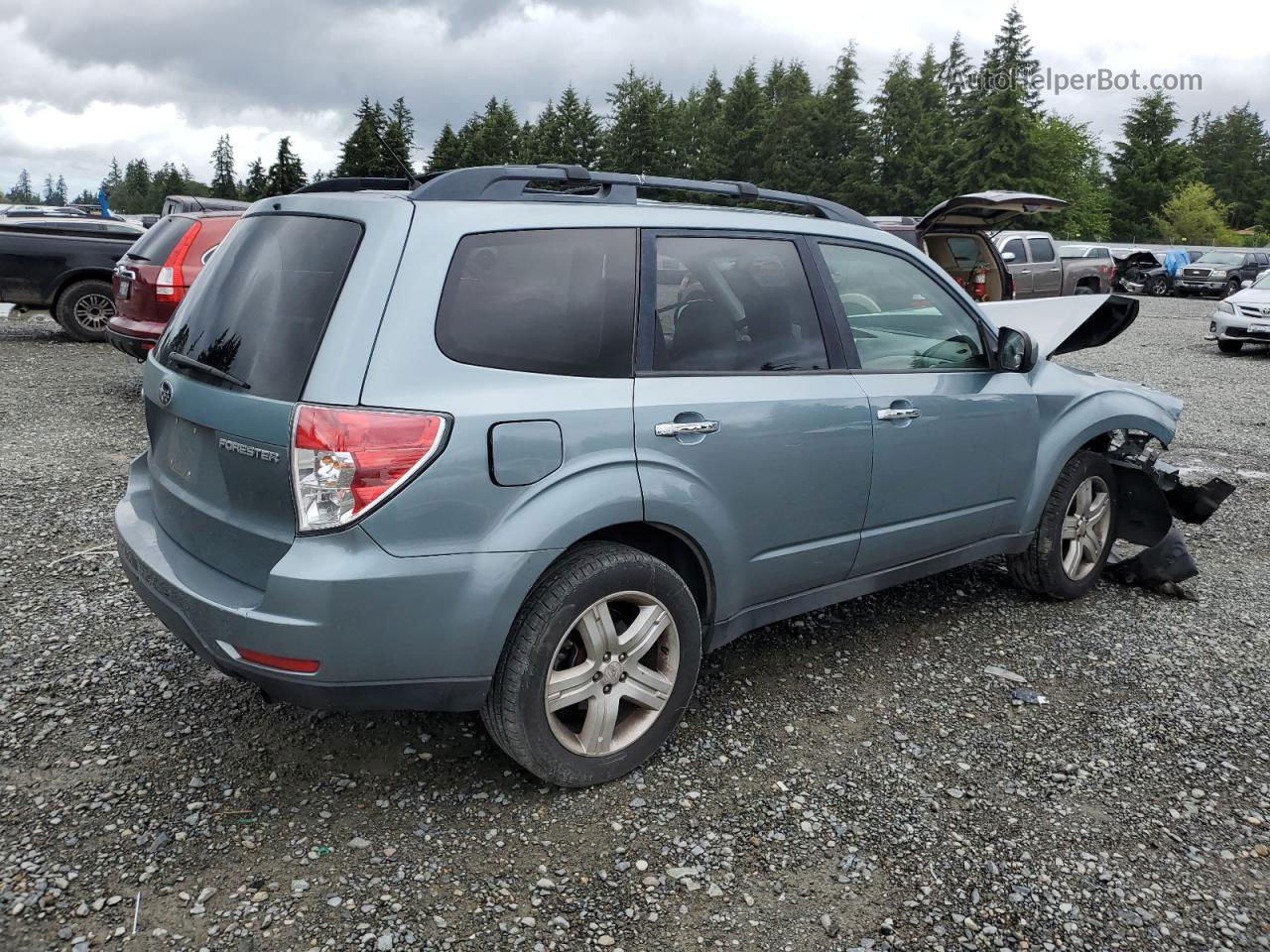 2009 Subaru Forester 2.5x Premium Teal vin: JF2SH636X9H796437