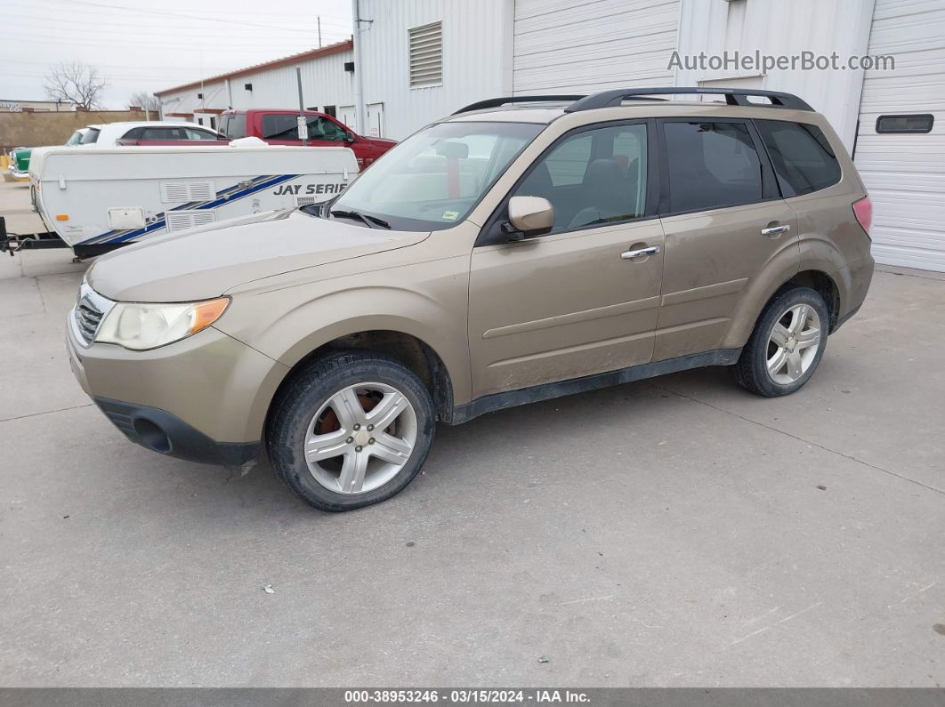 2009 Subaru Forester 2.5x Limited Бежевый vin: JF2SH64609H761677