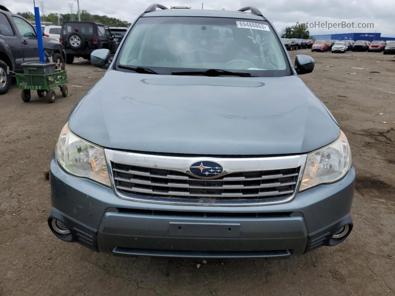 2009 Subaru Forester 2.5x Limited Blue vin: JF2SH64609H765261