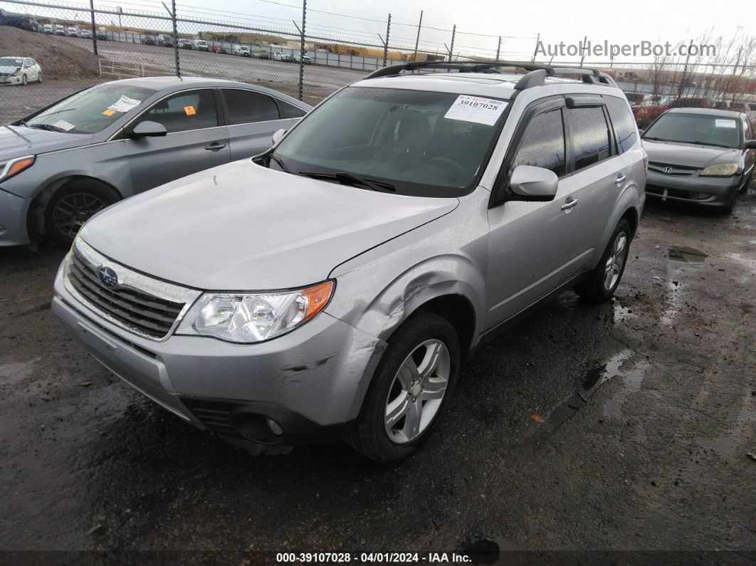 2009 Subaru Forester 2.5x Limited Silver vin: JF2SH64609H779192