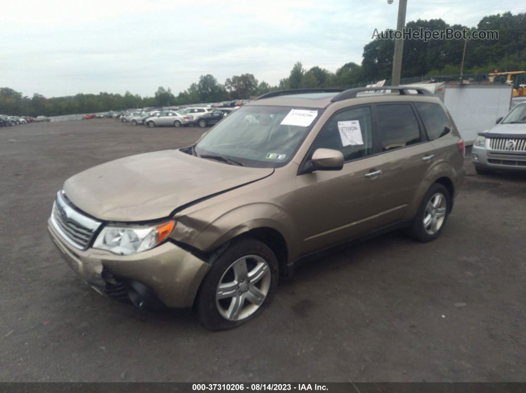 2009 Subaru Forester X Limited Tan vin: JF2SH64619H710916