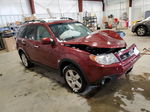 2009 Subaru Forester 2.5x Limited Burgundy vin: JF2SH64619H711306