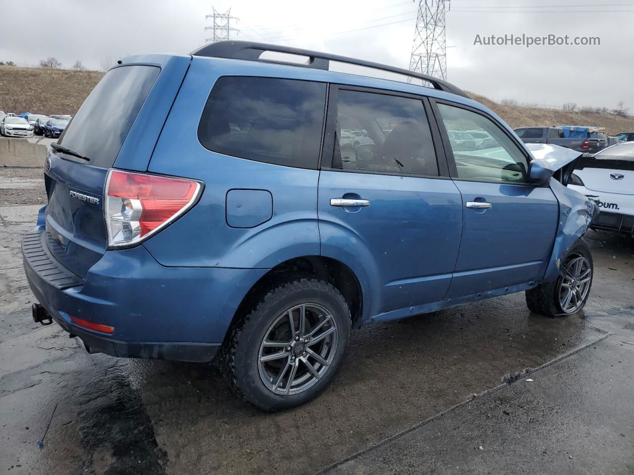 2009 Subaru Forester 2.5x Limited Blue vin: JF2SH64619H751403