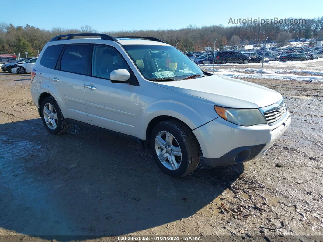 2009 Subaru Forester 2.5x Limited White vin: JF2SH64619H752339