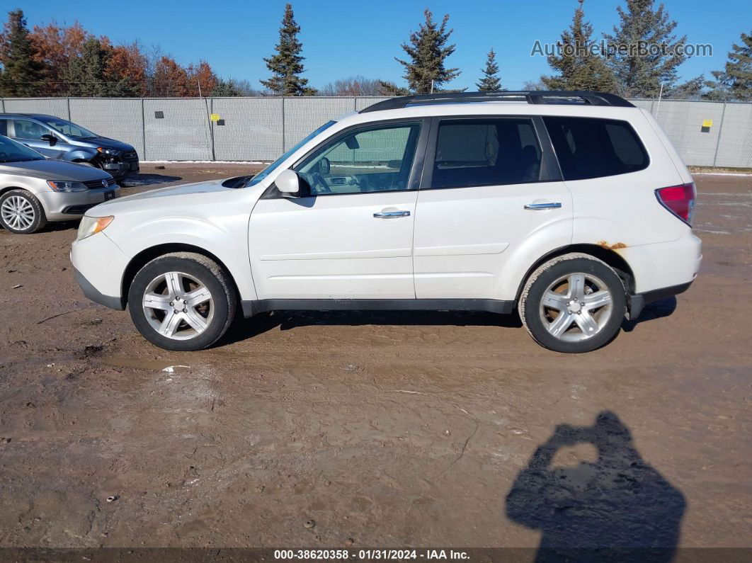 2009 Subaru Forester 2.5x Limited White vin: JF2SH64619H752339