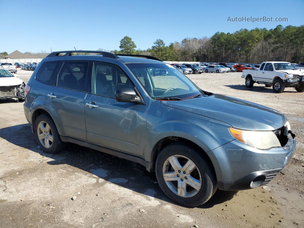 2009 Subaru Forester 2.5x Limited Бирюзовый vin: JF2SH64619H761820