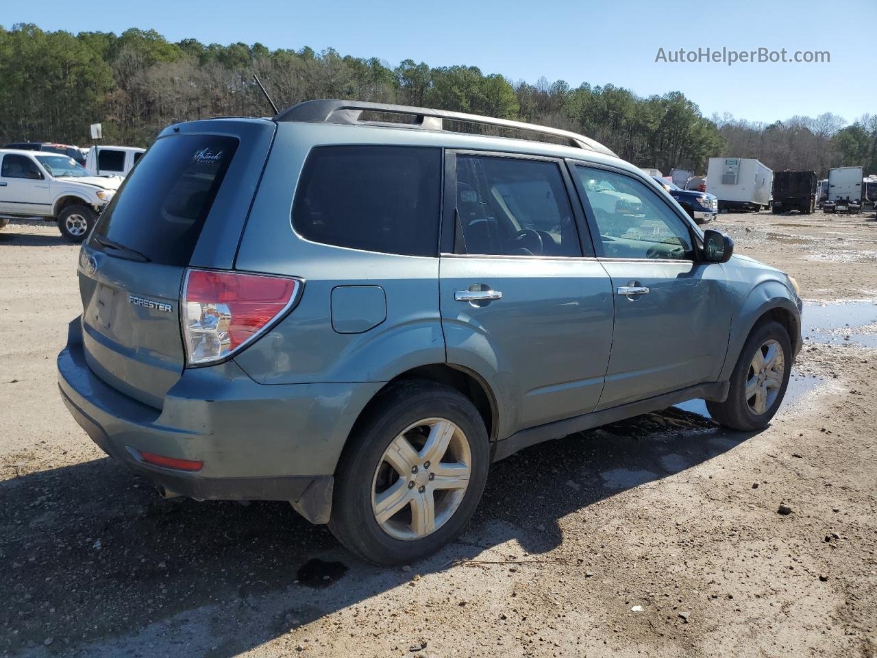2009 Subaru Forester 2.5x Limited Turquoise vin: JF2SH64619H761820