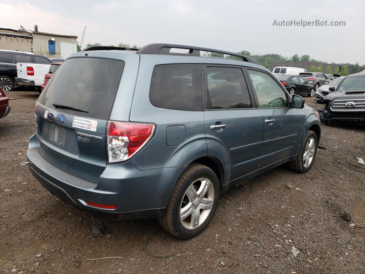 2009 Subaru Forester 2.5x Limited Бирюзовый vin: JF2SH64619H792243