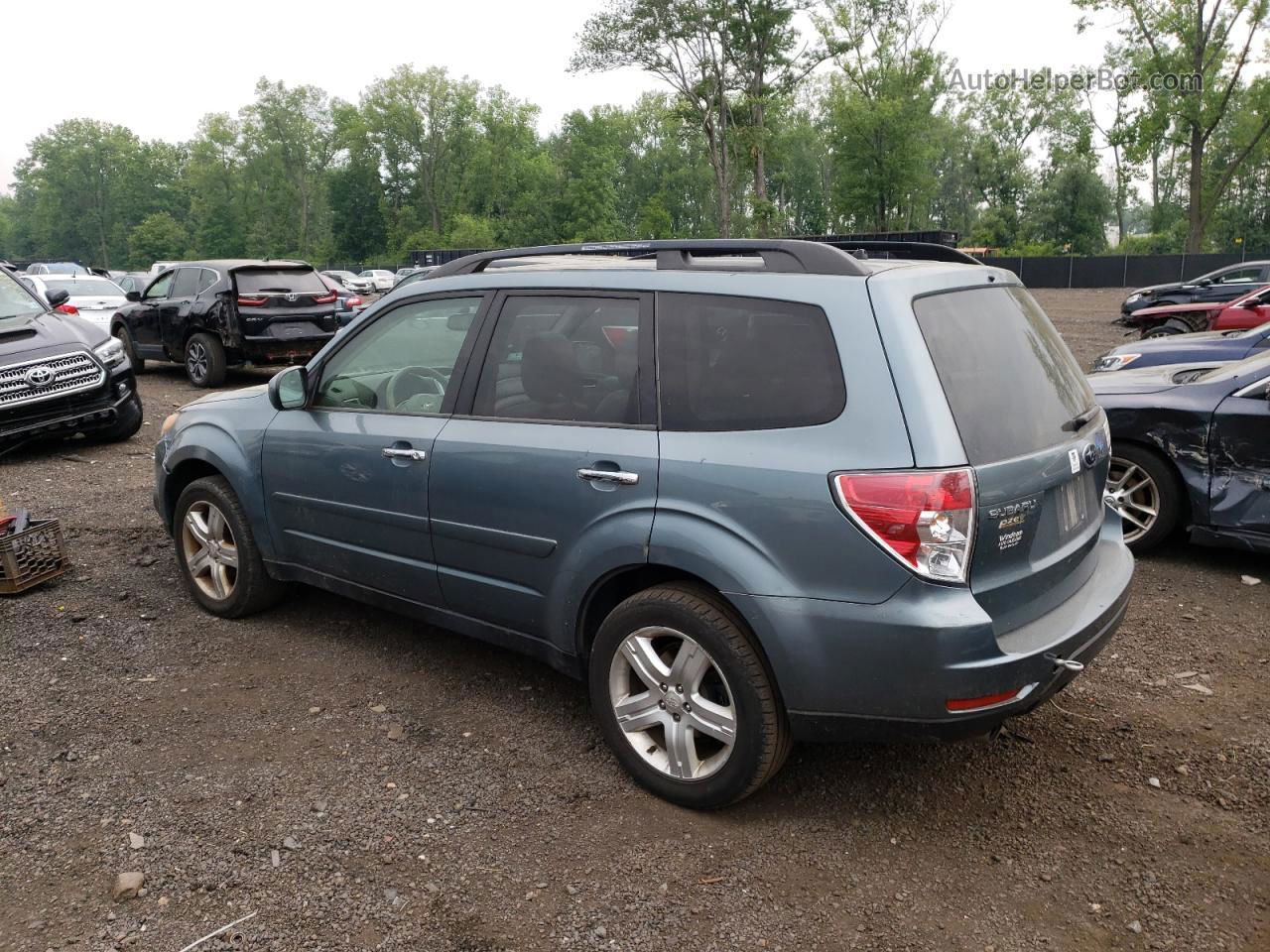 2009 Subaru Forester 2.5x Limited Бирюзовый vin: JF2SH64619H792243