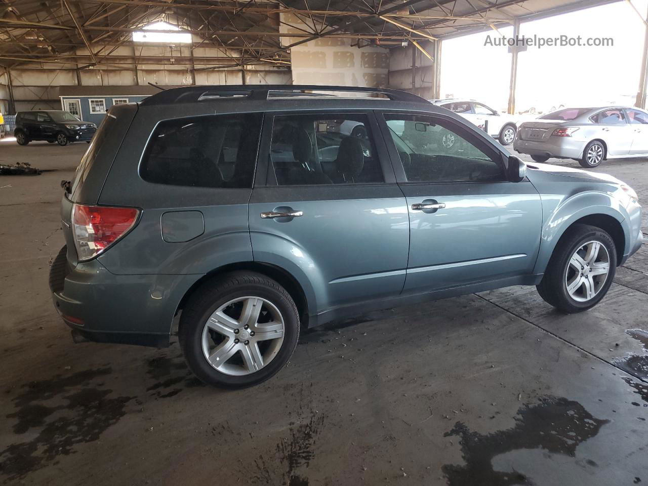 2009 Subaru Forester 2.5x Limited Green vin: JF2SH64619H797412