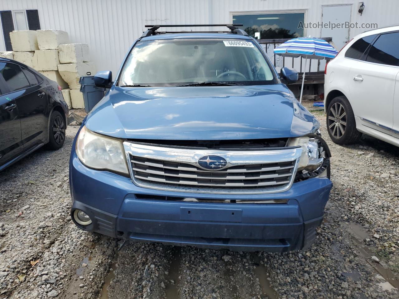 2009 Subaru Forester 2.5x Limited Blue vin: JF2SH64629H712089