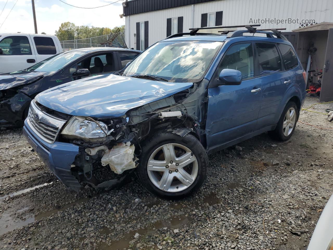 2009 Subaru Forester 2.5x Limited Blue vin: JF2SH64629H712089