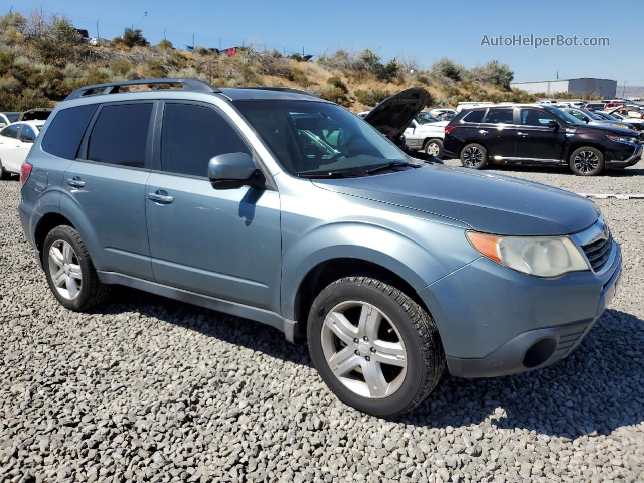 2009 Subaru Forester 2.5x Limited Silver vin: JF2SH64629H745853