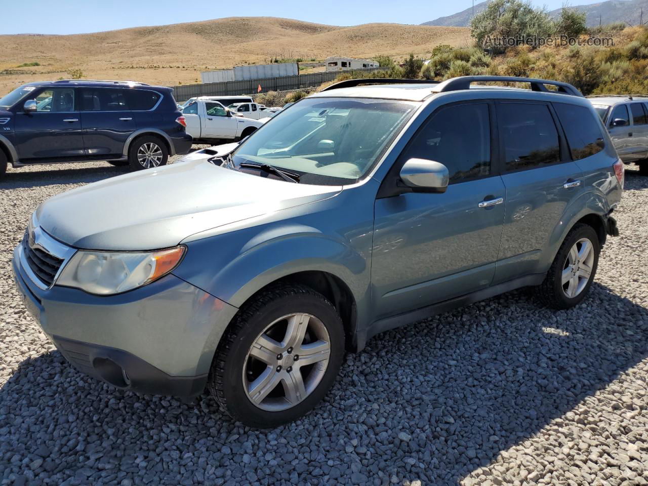 2009 Subaru Forester 2.5x Limited Silver vin: JF2SH64629H745853