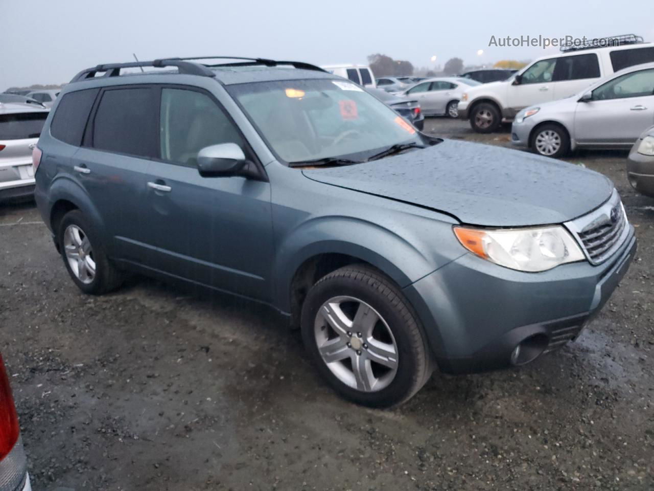 2009 Subaru Forester 2.5x Limited Turquoise vin: JF2SH64639H731640