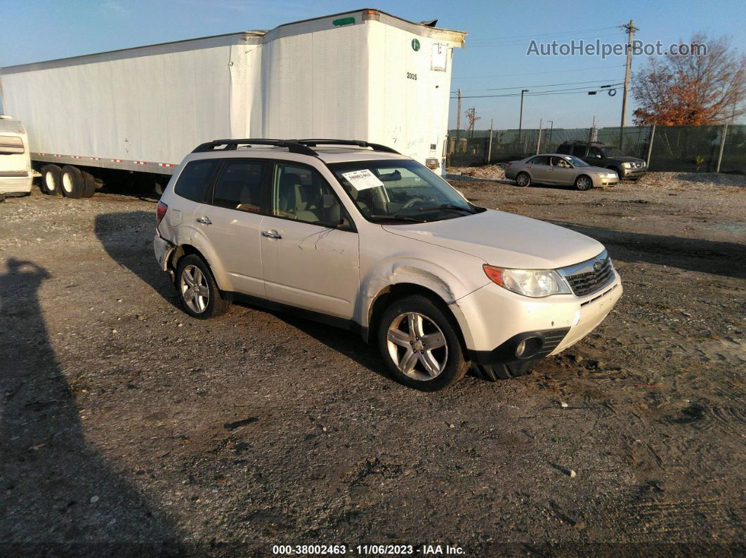 2009 Subaru Forester 2.5x Limited White vin: JF2SH64639H738734