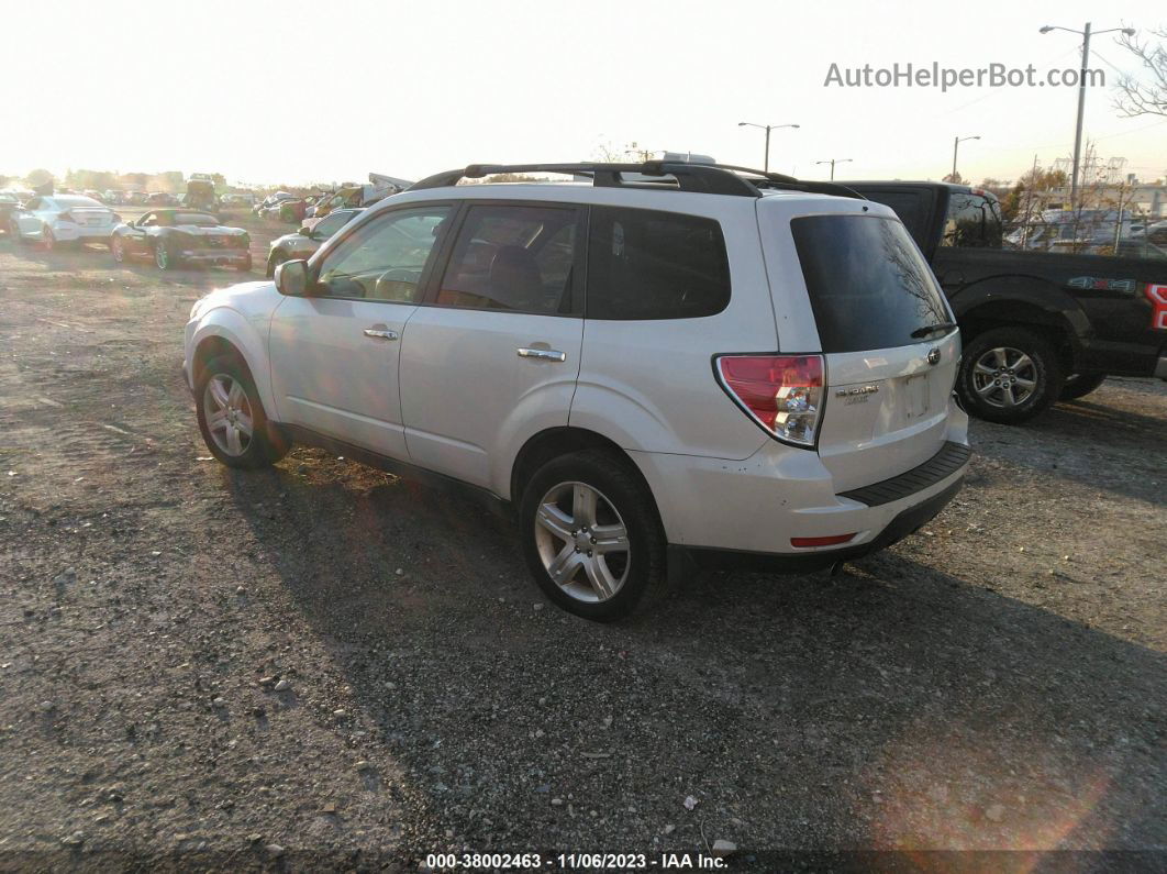 2009 Subaru Forester 2.5x Limited White vin: JF2SH64639H738734