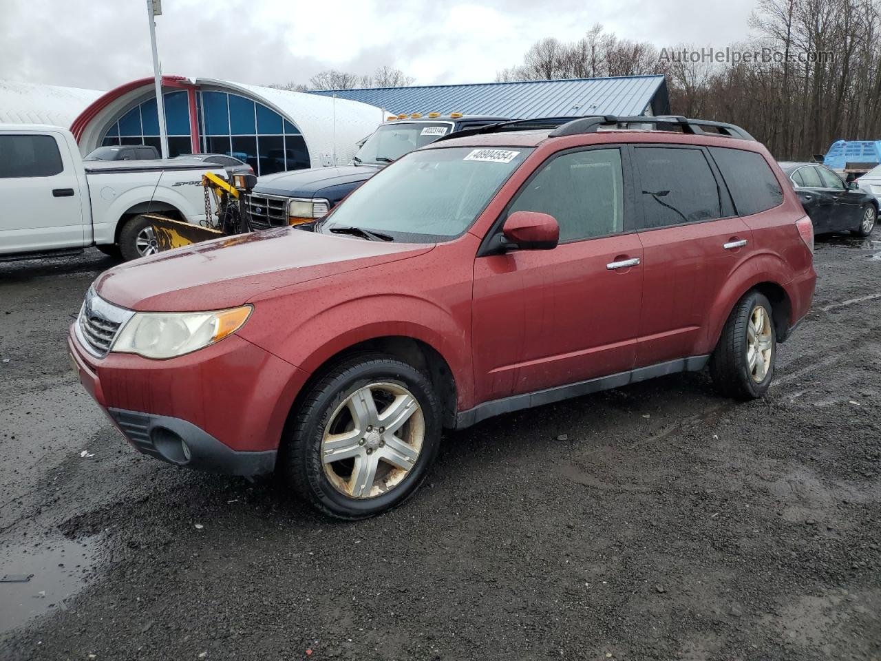 2009 Subaru Forester 2.5x Limited Red vin: JF2SH64639H742542