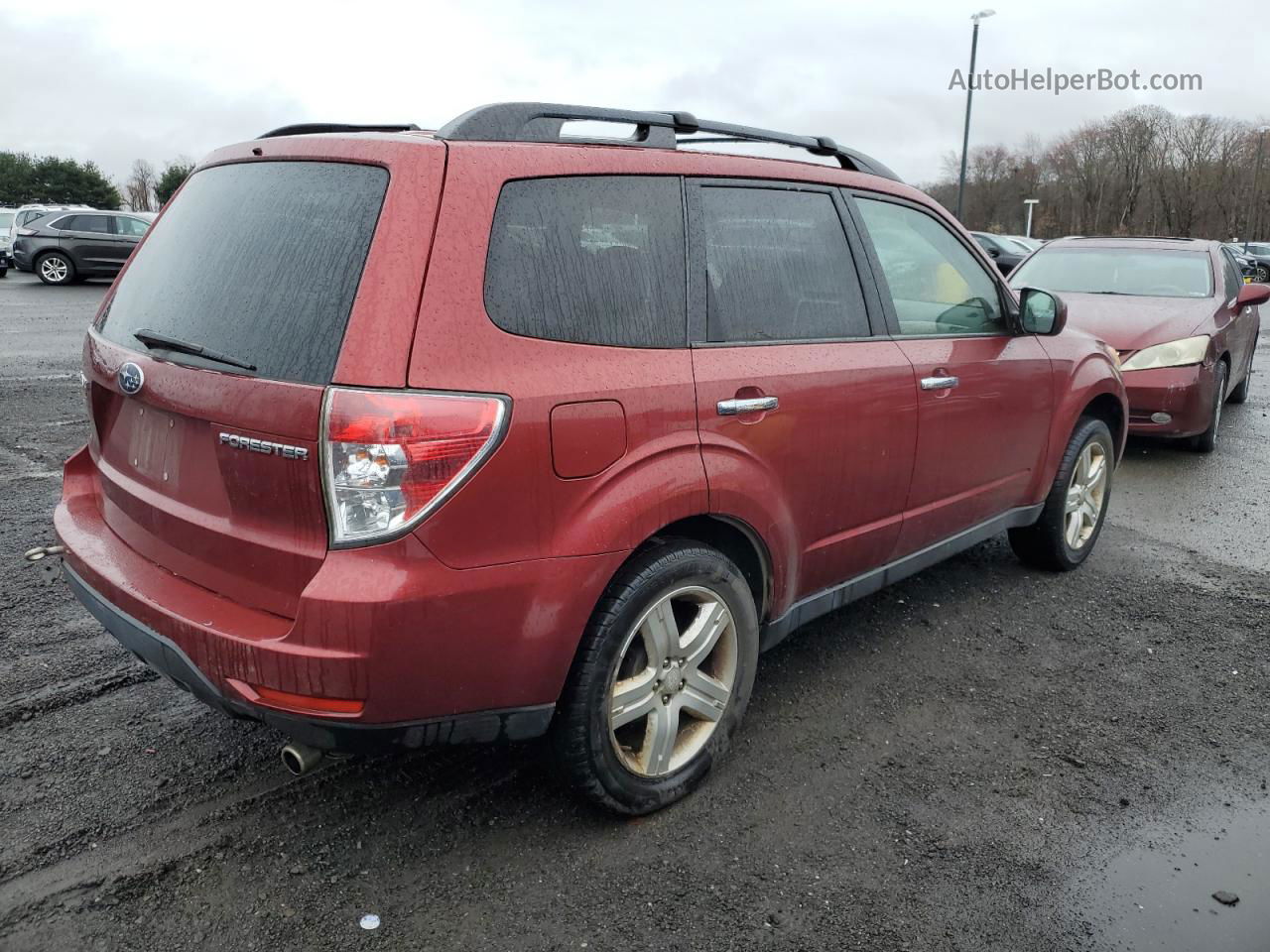 2009 Subaru Forester 2.5x Limited Red vin: JF2SH64639H742542