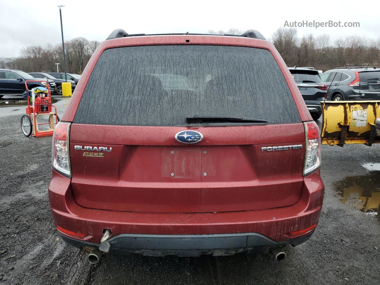 2009 Subaru Forester 2.5x Limited Red vin: JF2SH64639H742542