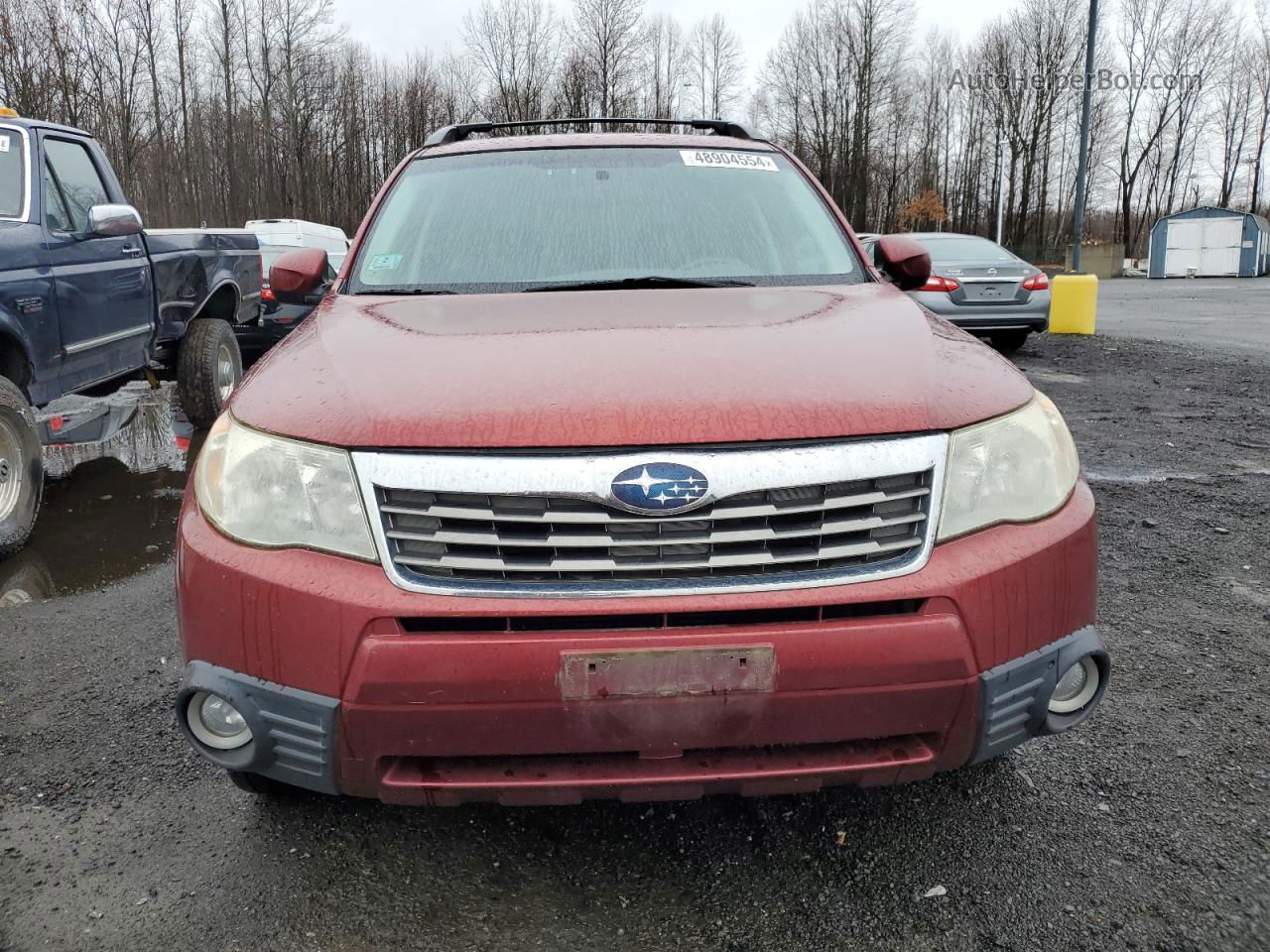 2009 Subaru Forester 2.5x Limited Red vin: JF2SH64639H742542