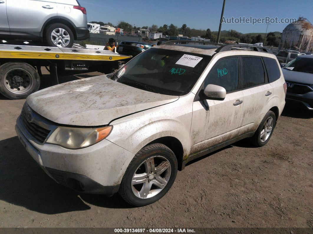 2009 Subaru Forester 2.5x Limited White vin: JF2SH64639H768638