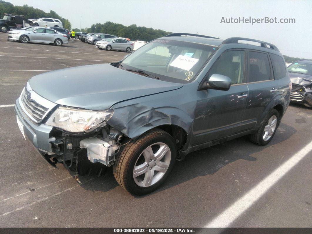 2009 Subaru Forester 2.5x Limited Blue vin: JF2SH64639H791546