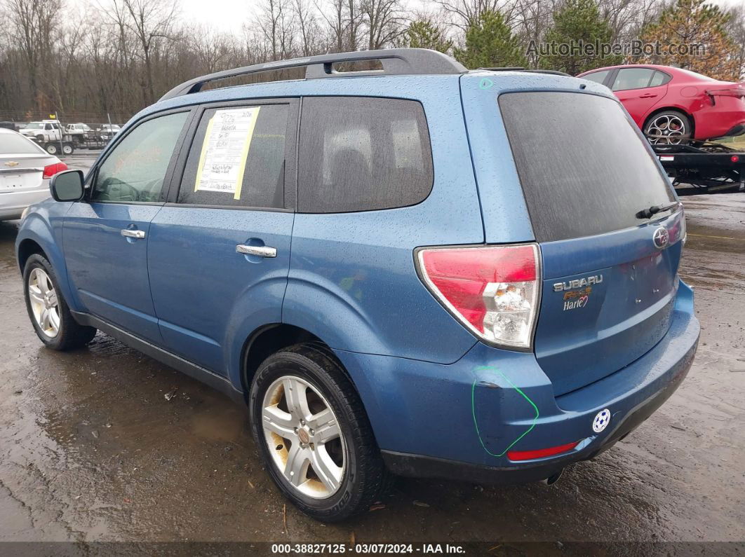 2009 Subaru Forester 2.5x Limited Blue vin: JF2SH64639H792423