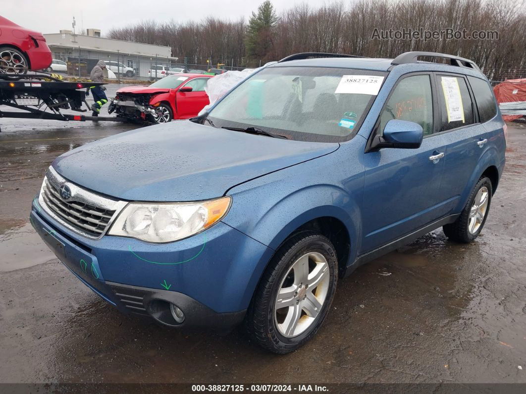 2009 Subaru Forester 2.5x Limited Синий vin: JF2SH64639H792423