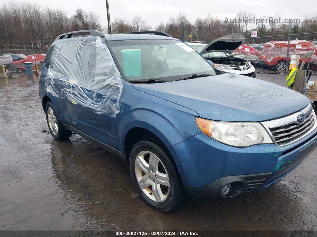 2009 Subaru Forester 2.5x Limited Blue vin: JF2SH64639H792423