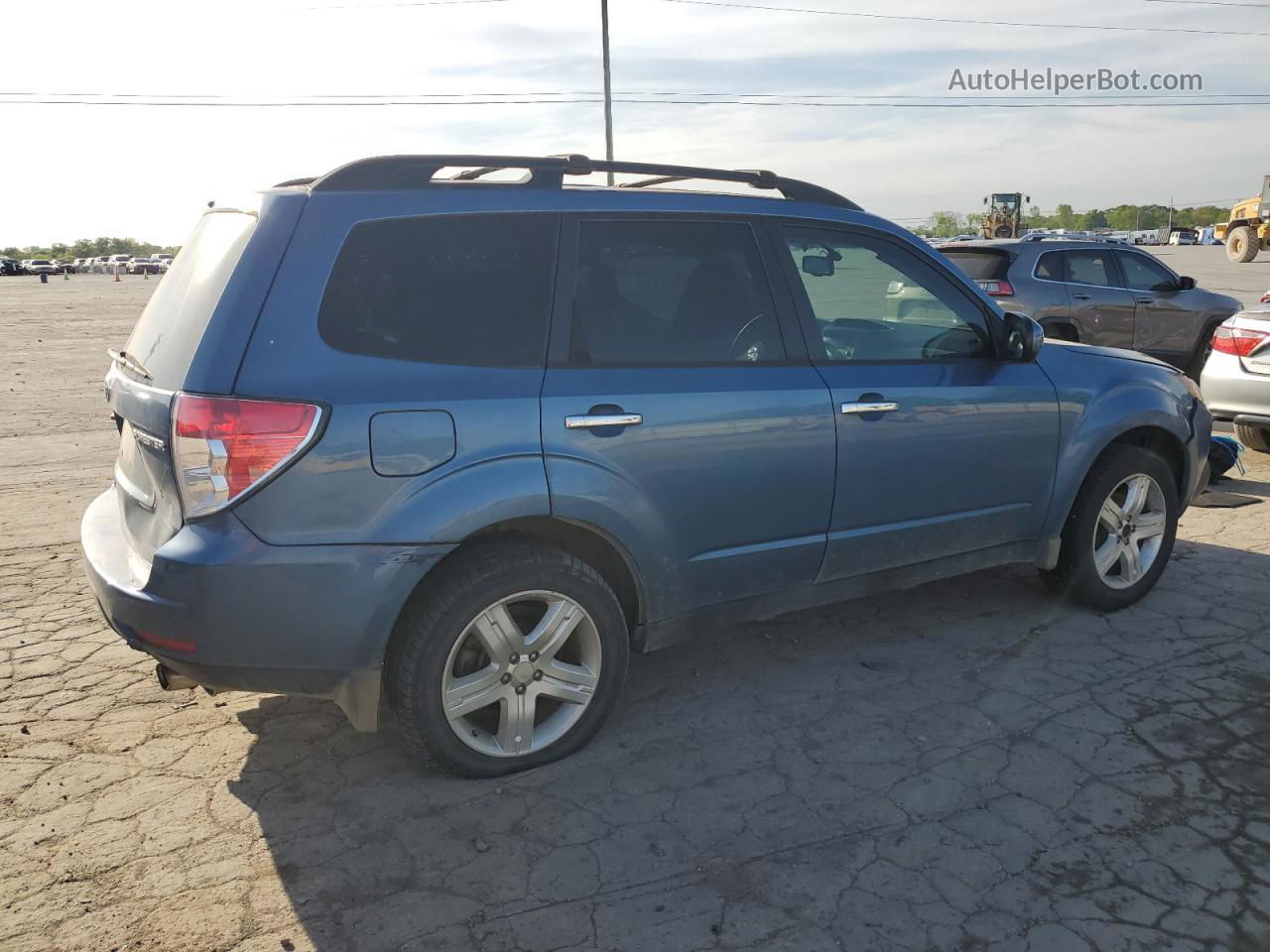 2009 Subaru Forester 2.5x Limited Blue vin: JF2SH64649H732327