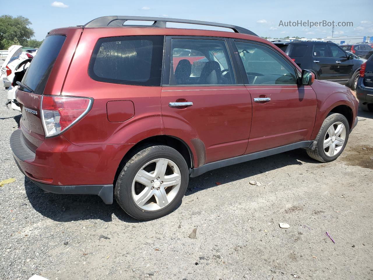 2009 Subaru Forester 2.5x Limited Maroon vin: JF2SH64649H749726