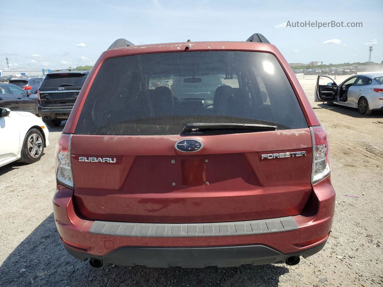 2009 Subaru Forester 2.5x Limited Maroon vin: JF2SH64649H749726