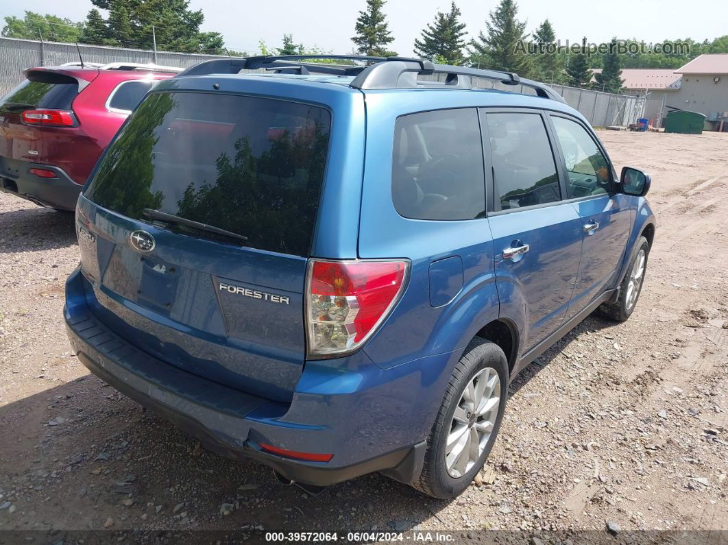 2009 Subaru Forester 2.5x Limited Blue vin: JF2SH64649H753503