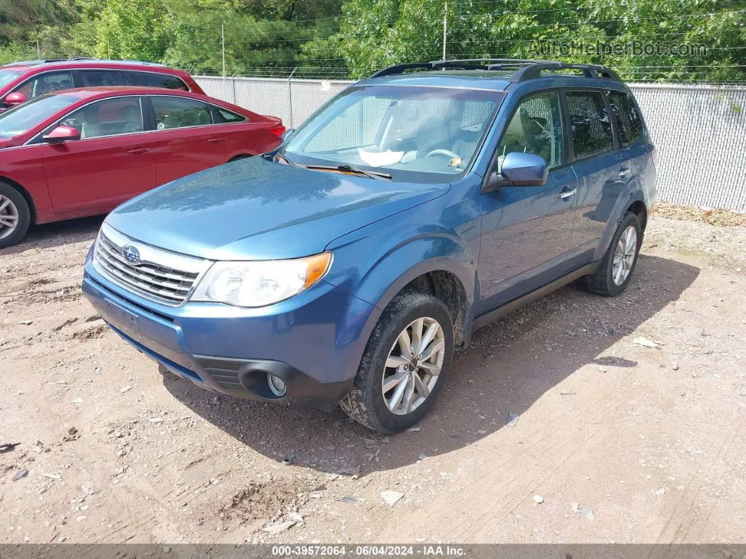 2009 Subaru Forester 2.5x Limited Синий vin: JF2SH64649H753503