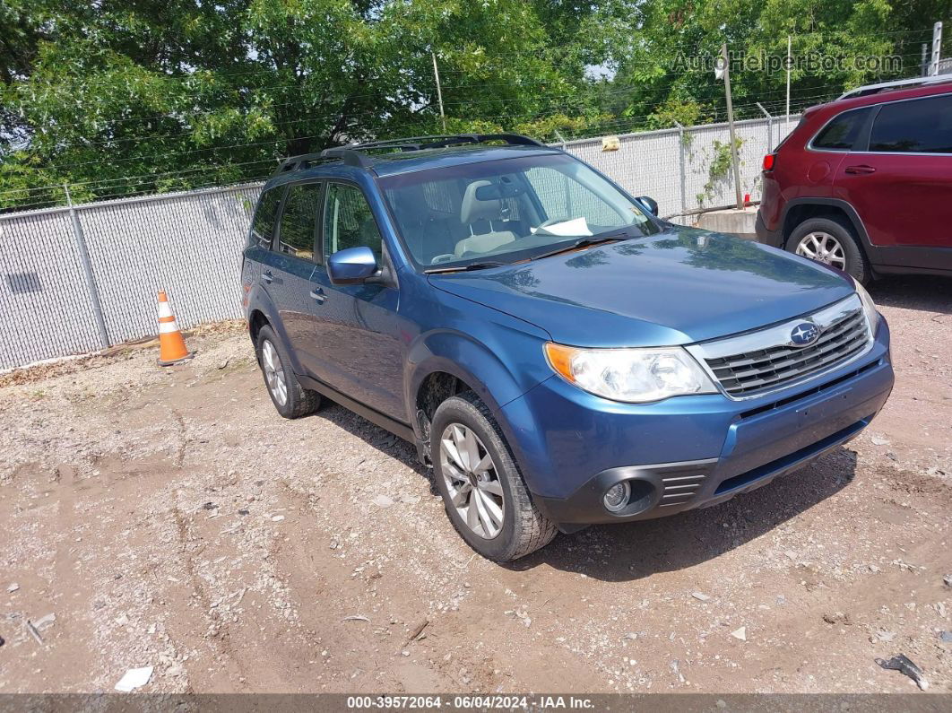 2009 Subaru Forester 2.5x Limited Blue vin: JF2SH64649H753503