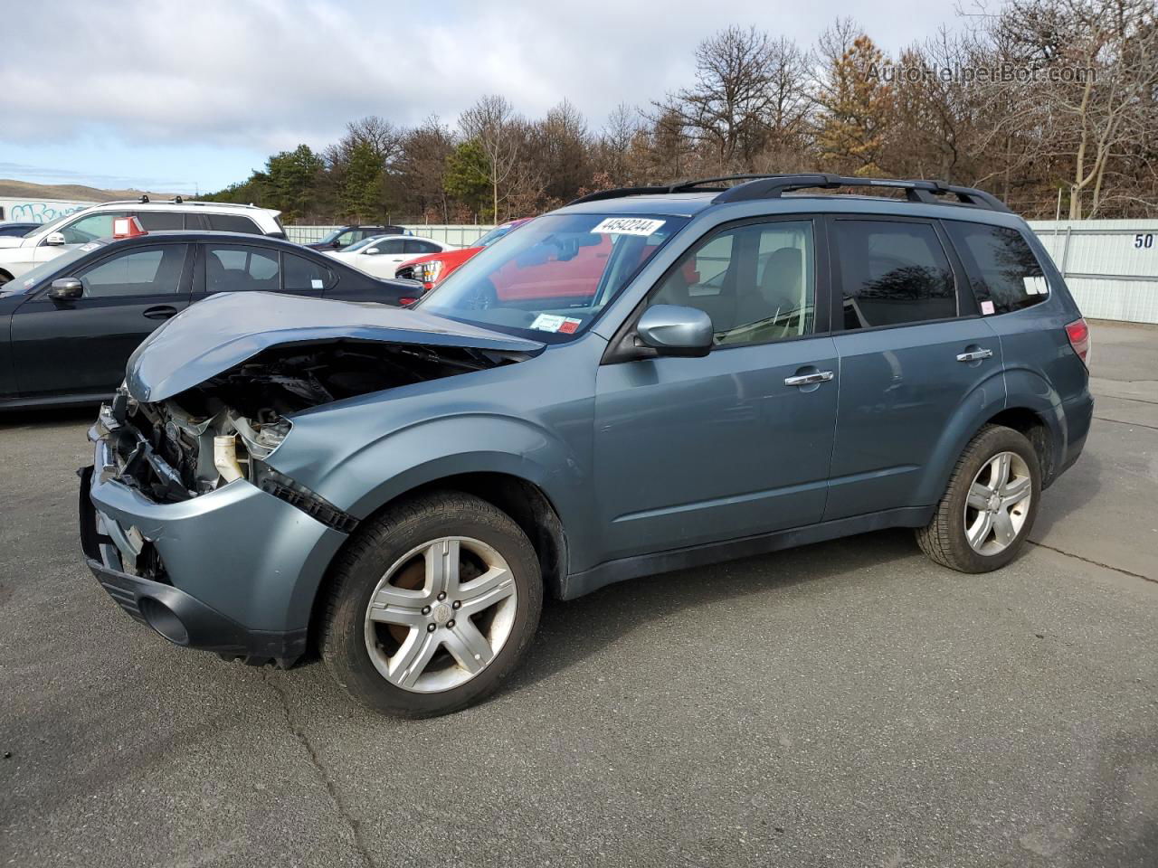 2009 Subaru Forester 2.5x Limited Серый vin: JF2SH64649H762069