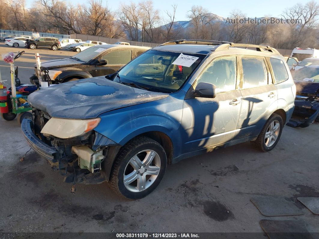 2009 Subaru Forester 2.5x Limited Blue vin: JF2SH64649H766588
